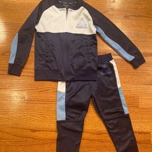 REEBOK Toddler Boy 4 Zip-Up Jacket & Athletic Pant